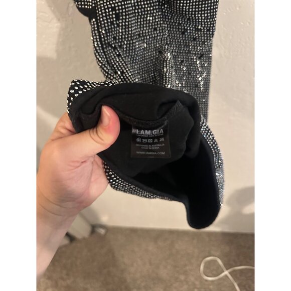 I.AM.Gia Rhinestone Aurora Mini Cutout  Dress - Picture 10 of 11